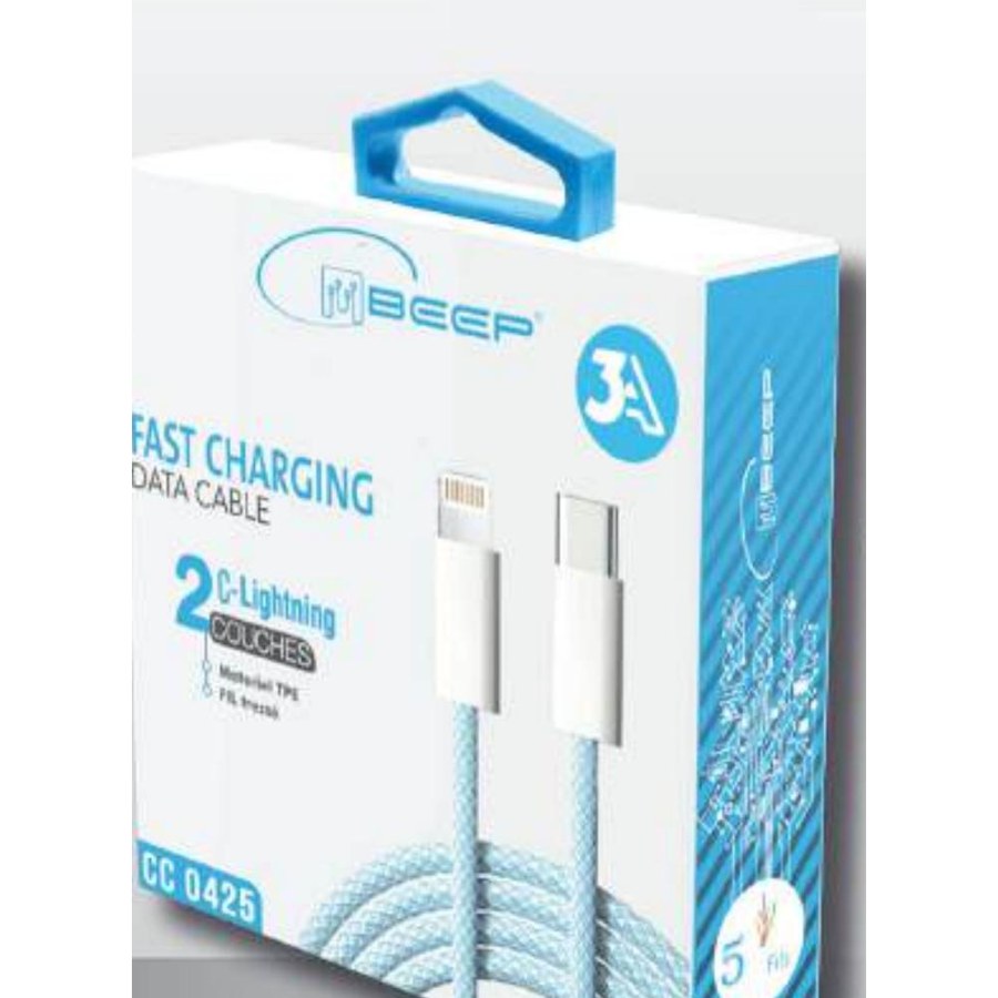 Câble Tissu USB-C vers Lightning 5 fils